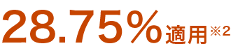 28.75％適用注釈2