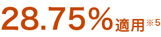 28.75％適用注釈5